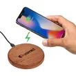 FSC® 100% Wood Wireless Charging Pad | https://www.bestnamebadges.com