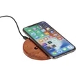 FSC® 100% Wood Wireless Charging Pad | https://www.bestnamebadges.com
