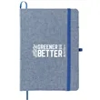 FSC® Mix 5" x 7" Recycled Cotton Bound Notebook | https://www.bestnamebadges.com