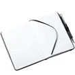 FSC® Mix 5" x 7" Heathered Bound Notebook | https://www.bestnamebadges.com