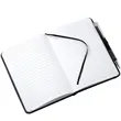 FSC® Mix 5" x 7" Heathered Bound Notebook | https://www.bestnamebadges.com