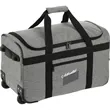 Graphite Recycled Wheeled Duffel | https://www.bestnamebadges.com