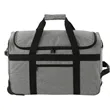 Graphite Recycled Wheeled Duffel | https://www.bestnamebadges.com