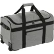 Graphite Recycled Wheeled Duffel | https://www.bestnamebadges.com