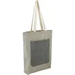 Recycled Cotton Pocket Tote | https://www.bestnamebadges.com
