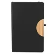 5.5" x 8.5" Kaya Bamboo Trim Journal | https://www.bestnamebadges.com