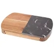 Black Marble Cheese Board Set with Knives | https://www.bestnamebadges.com
