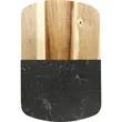 Black Marble Cheese Board Set with Knives | https://www.bestnamebadges.com