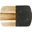 Black Marble Cheese Board Set with Knives | https://www.bestnamebadges.com