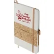 FSC® Mix 5.5" x 8.5" Recycled Cotton Cork Notebook | https://www.bestnamebadges.com