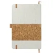 FSC® Mix 5.5" x 8.5" Recycled Cotton Cork Notebook | https://www.bestnamebadges.com