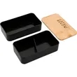 Stackable Bamboo Fiber Bento Box | https://www.bestnamebadges.com