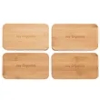 Stackable Bamboo Fiber Bento Box | https://www.bestnamebadges.com