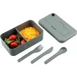 Bamboo Fiber Lunch Box with Utensils | https://www.bestnamebadges.com