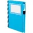 FSC® Mix 5.5" x 7" Star Spiral Notebook with Pen | https://www.bestnamebadges.com