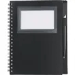 FSC® Mix 5.5" x 7" Star Spiral Notebook with Pen | https://www.bestnamebadges.com