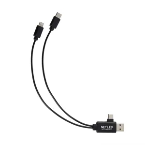 5-in-1 Recycled Charging Cable | https://www.bestnamebadges.com