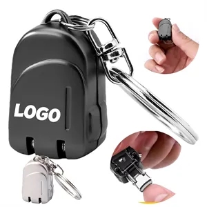 Portable Folding Nail Clipper Keychain Travel Grooming Tool