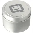 Calm Meadow 2.7oz Mini Tin Candle | https://www.bestnamebadges.com