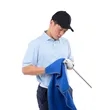 17" x 40" Recycled Slip-Over Player Towel | https://www.bestnamebadges.com