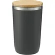 FSC® 100% Bamboo lid 14oz Brees Copper Vac Tumbler | https://www.bestnamebadges.com
