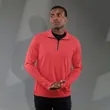 Men's TAZA Knit Quarter Zip | https://www.bestnamebadges.com