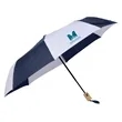42" Recycled Folding Auto Open Umbrella | https://www.bestnamebadges.com
