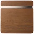 Graze Wood and Metal Coaster Set | https://www.bestnamebadges.com