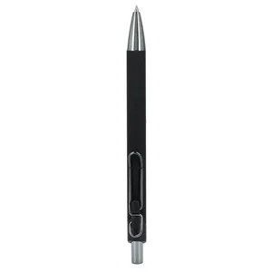 Metallic Recycled Aluminum Soft Touch Gel Pen | https://www.bestnamebadges.com