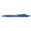 Metallic Recycled Aluminum Soft Touch Gel Pen | https://www.bestnamebadges.com