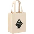 Mini 10oz Cotton Gift Tote | https://www.bestnamebadges.com