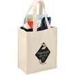 Mini 10oz Cotton Gift Tote | https://www.bestnamebadges.com