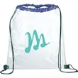 Rally Clear Drawstring Bag | https://www.bestnamebadges.com