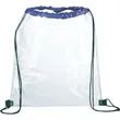 Rally Clear Drawstring Bag | https://www.bestnamebadges.com