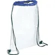 Rally Clear Drawstring Bag | https://www.bestnamebadges.com