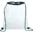 Rally Clear Drawstring Bag | https://www.bestnamebadges.com