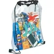 Rally Clear Drawstring Bag | https://www.bestnamebadges.com