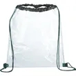 Rally Clear Drawstring Bag | https://www.bestnamebadges.com
