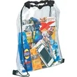 Rally Clear Drawstring Bag | https://www.bestnamebadges.com