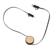 FSC® 100% Bamboo Retractable 5-in-1 Charging Cable | https://www.bestnamebadges.com