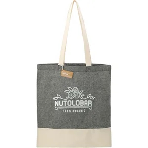 Split Recycled 5oz Cotton Twill Convention Tote | https://www.bestnamebadges.com