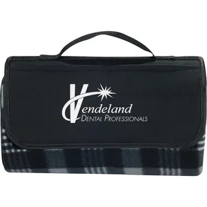 Padded Water-Resistant Fleece Picnic Blanket | https://www.bestnamebadges.com