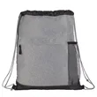 Heather Melange Drawstring Bag | https://www.bestnamebadges.com