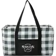 Buffalo Plaid Utility Tote | https://www.bestnamebadges.com