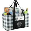 Buffalo Plaid Utility Tote | https://www.bestnamebadges.com