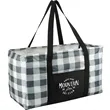 Buffalo Plaid Utility Tote | https://www.bestnamebadges.com