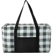 Buffalo Plaid Utility Tote | https://www.bestnamebadges.com