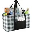 Buffalo Plaid Utility Tote | https://www.bestnamebadges.com