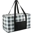 Buffalo Plaid Utility Tote | https://www.bestnamebadges.com