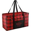 Buffalo Plaid Utility Tote | https://www.bestnamebadges.com